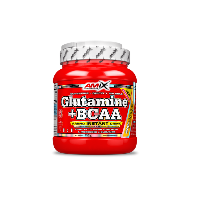 GLUTAMINA + BCAA´S AMINOÁCIDOS RAMIFICADOS