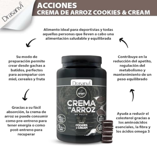 CREMA DE ARROZ DRASANVI - 1KG