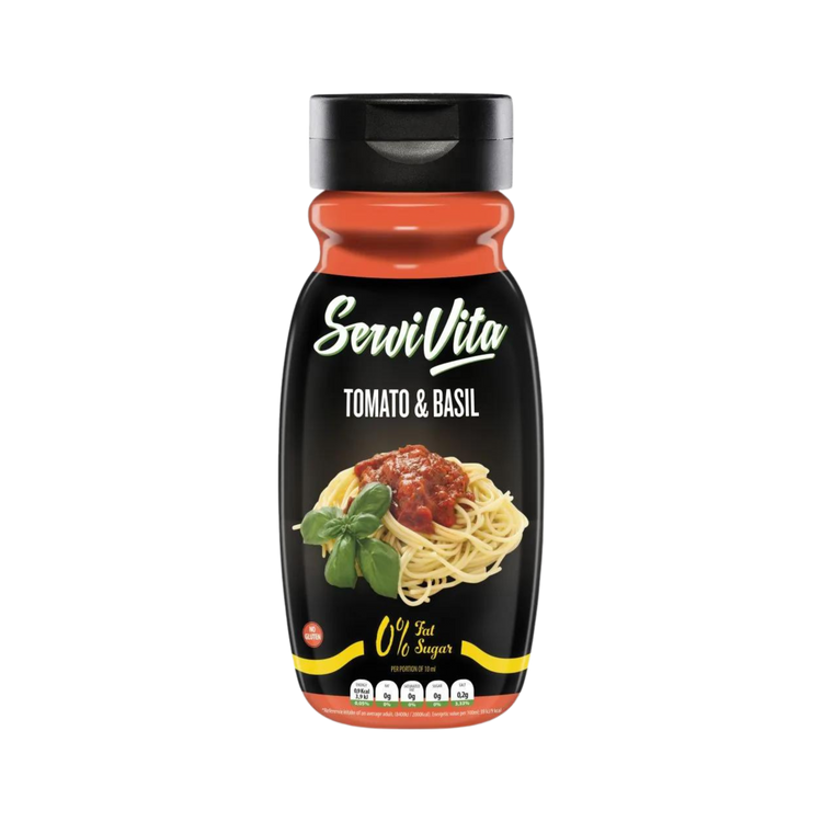 SALSA ZERO SABOR TOMATE & ALBAHACA SERVIVITA - 320ml